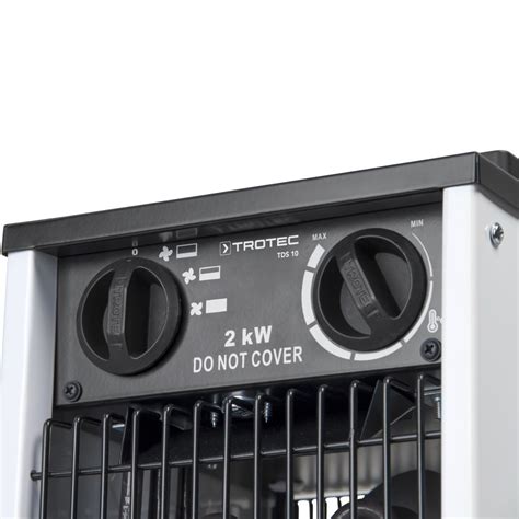 Trotec TDS 10 elektrinis kaloriferis - tylus, kompaktiškas ir mobilus