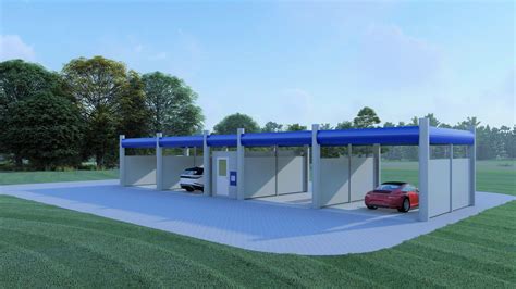 automobilių plovykla su tuneliu