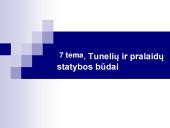 Tunelių ir tiltų iliustracija