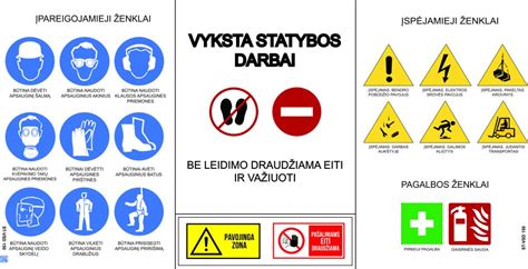 Įspėjimo ženklas, simbolizuojantis neteisėtus statybos darbus ar šildymo sistemos modifikacijas