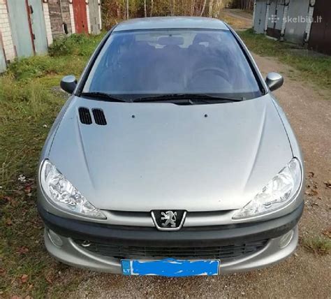 Peugeot 206 kėbulo elementų, pvz., slenksčių, nuotrauka, akcentuojant korozijos zonas