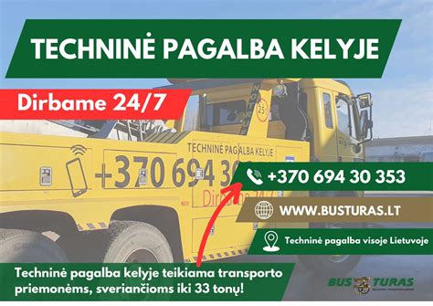 Teminė nuotrauka su automobiliu sugedusiu kelyje ir atvykstančia technine pagalba