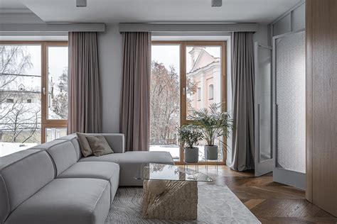 Apartamentų interjeras su moderniu dizainu