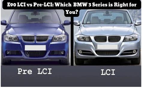 BMW E90 pre-LCI ir LCI modelių palyginimas