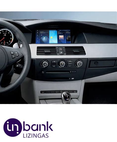 BMW E60 su modernizuota Android multimedija ir CarPlay