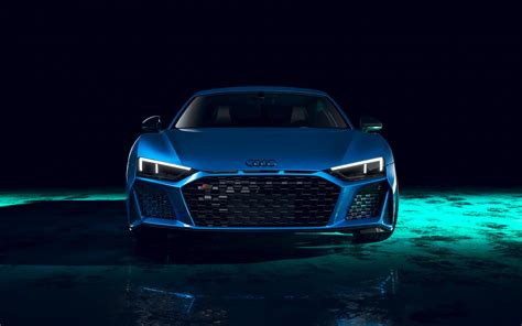 Audi R8 nuotrauka, daryta Light Painting technika