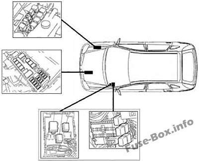 Schema: Nissan Almera važiuoklės konstrukcija