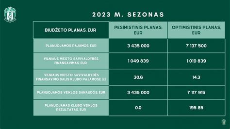 Infografika: Vilniaus „Žalgirio“ biudžeto struktūra ir šaltiniai