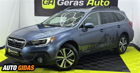 Subaru Outback aklosios zonos stebėjimo sistemos indikatorius