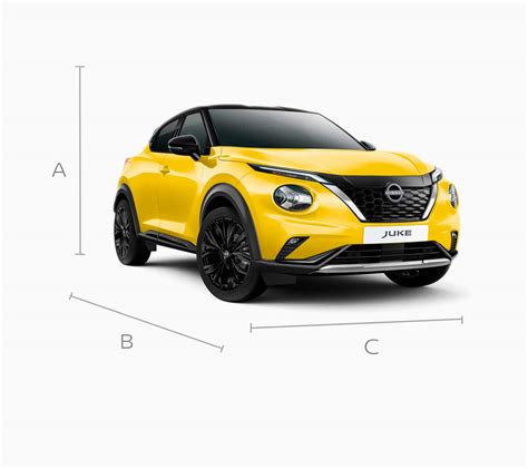 Infografika: Nissan JUKE dydžio palyginimas