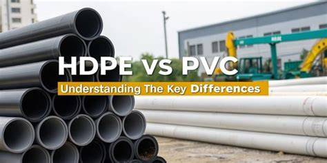 HDPE vs PVC-ABS: palyginamojischema
