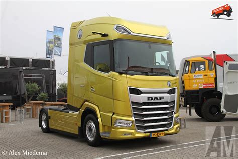 Teminis foto: DAF XG+ vilkikas, demonstruojantis modernų aerodinaminį dizainą