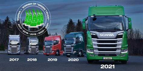 Scania vilkikas, apdovanotas „Green Truck Award“