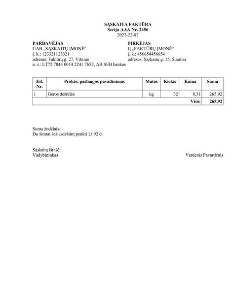 Nuotrauka su automobilio serviso knygele ar sąskaita-faktūra