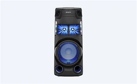 Sony garso sistemos komponentai: aukštų, vidutinių ir žemų dažnių garsiakalbiai