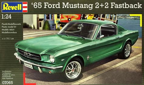 Tematinė nuotrauka: Revell 1965 Ford Mustang 2+2 Fastback modelio rinkinys