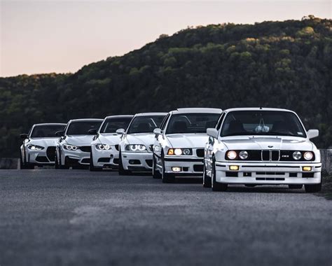 Chronologinė visų šešių BMW M3 kartų apžvalga (E30, E36, E46, E90, F80, G80)