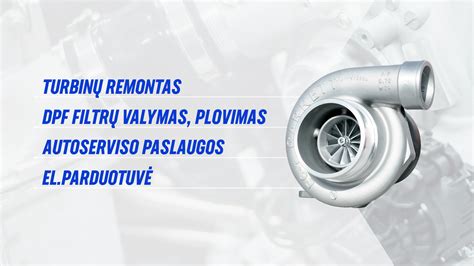 Turbokompresoriaus remonto procesas