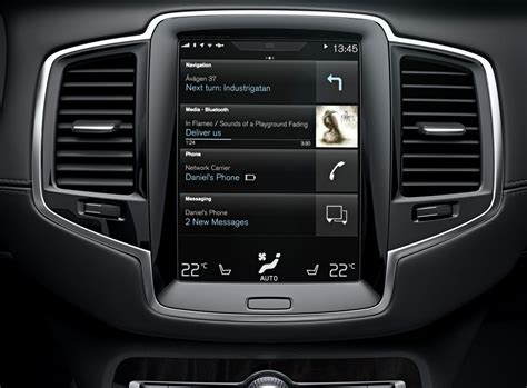 Volvo Sensus Connect ekrano sąsaja su interneto ryšio nustatymais