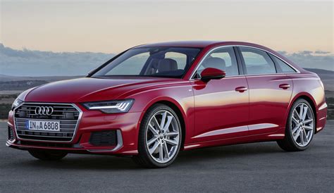 Audi A6 variklių gama infografika