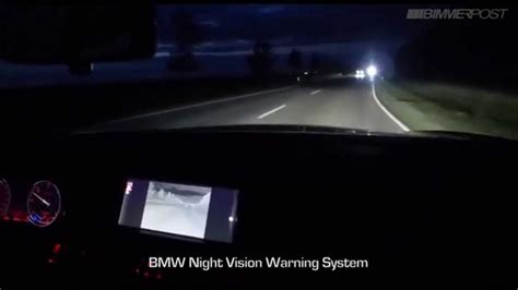Pėsčiųjų atpažinimas BMW Night Vision ekrane