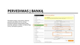 Infografika: PayPal lėšų srautas (įnešimas, pervedimas, išėmimas)
