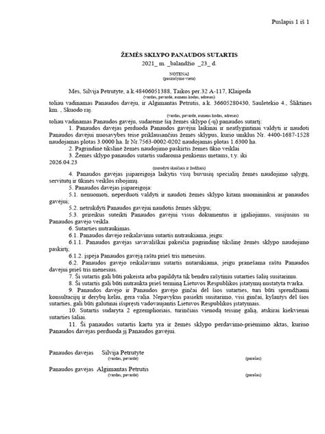 Sunkiai prieinamo žemės sklypo schema su galimu kelio servitutu