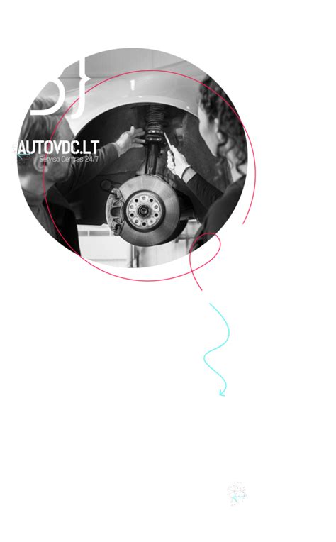 Automobilio važiuoklės schema arba mechanikas, tikrinantis pakabos elementus