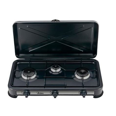 Schema: Dujinės viryklės vidinė sandara su pažymėtais pagrindiniais komponentais.