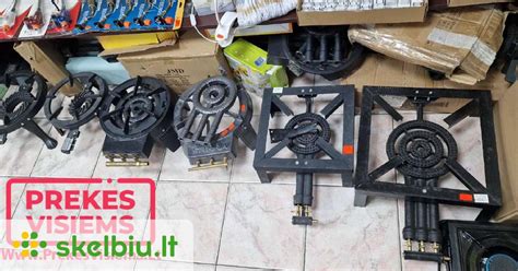 Nuotrauka: Įvairių dydžių dujinės viryklės purkštukų.