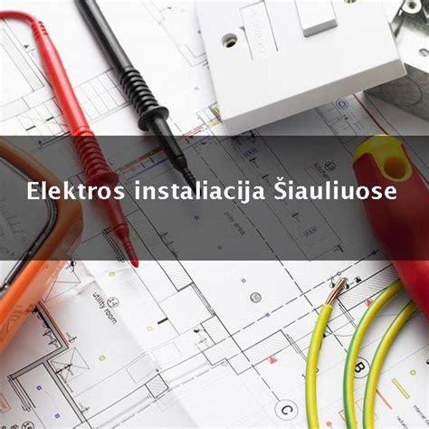 Teminė nuotrauka: infografika, vaizduojanti elektros instaliavimo darbus arba įrangos nuomos punktą