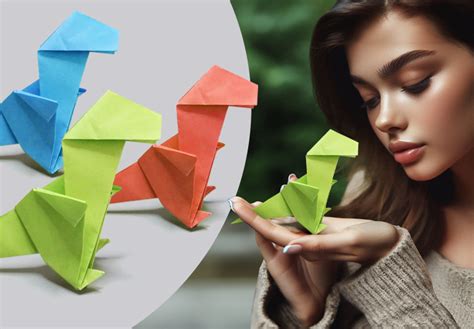 Popieriaus lapai ir origami lankstymo pavyzdys