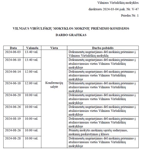 Grafikas su vairavimo mokyklos darbo laiku ir kontaktine informacija
