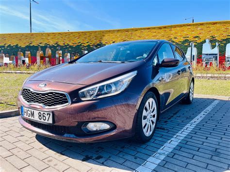 Kia Ceed automobilio interjero vaizdas