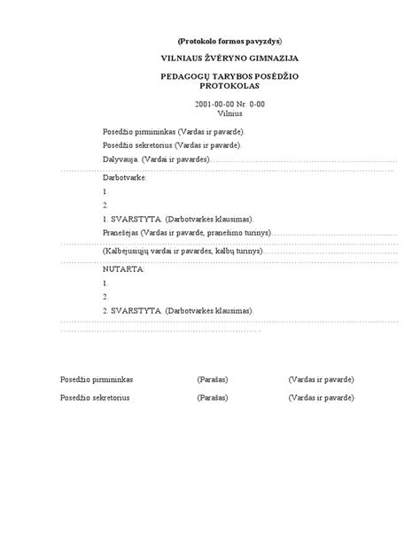 Internetinės registracijos formos pavyzdys