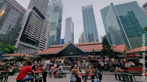 Singapūro gatvės maisto prekeiviai ir turgus
