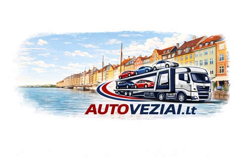 Danijos automobilių pervežimo žemėlapis: pagrindiniai maršrutai į Europą