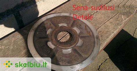 Nusidėvėjęs sankabos diskas ir naujas sankabos diskas