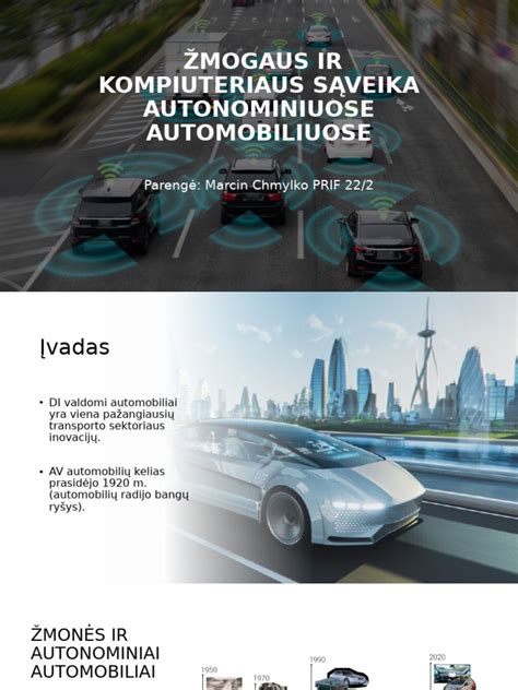 Infografika: Duomenų srautai autonominiuose automobiliuose ir galimos saugumo rizikos