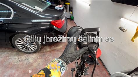 Automobilio kėbulo įbrėžimų taisymo procesas Alytuje