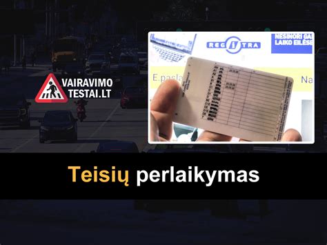 Vairuotojo pažymėjimo ir KET testų simbolis