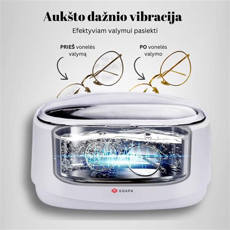 Infografika: ultragarsinės valymo vonelės veikimo principas
