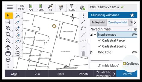 Navigacijos sistemos žemėlapio atvaizdavimas