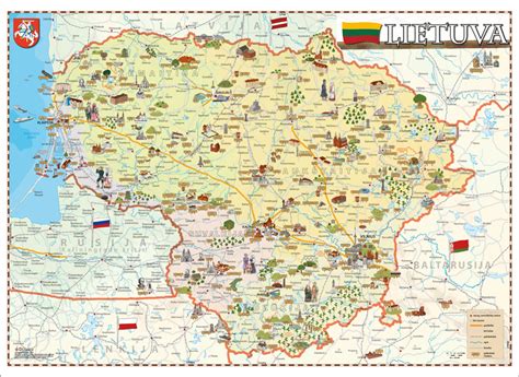 Geografinis žemėlapis, rodantis sėkmingą automobilių prekybos rajoną su servisais ir degalinėmis