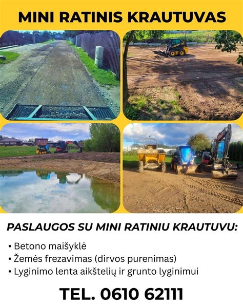 Dirvos lyginimo ir paruošimo infografika