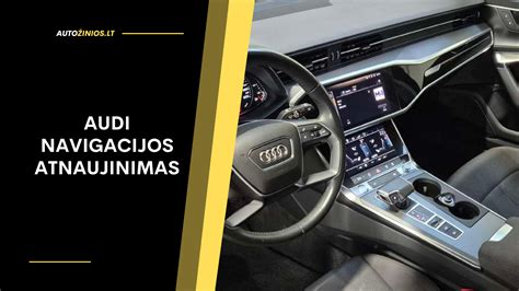 Infografika, iliustruojanti skirtingus Audi navigacijos atnaujinimo būdus ir jų tinkamumą įvairiems modeliams