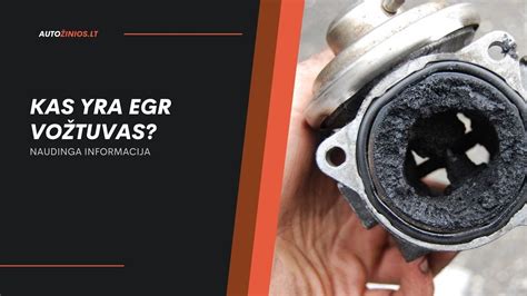 Infografika: EGR vožtuvo veikimo principas