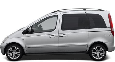 Schema su pagrindinėmis „Mercedes-Benz Vaneo“ techninės priežiūros vietomis