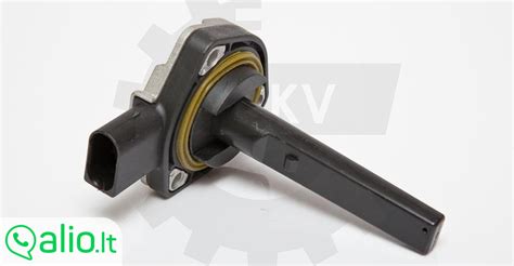 Diagrama, rodanti tepalo lygio indikatorius (1-4) elektroniniame alyvos matuoklyje 5 cilindrų dyzeliniuose varikliuose