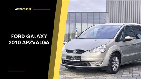 Ford Galaxy automobilio nuotrauka iš priekio